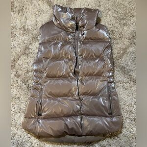 Athleta Metallic Downtown Puffer Vest